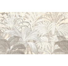 Papier peint avec motif de feuilles pour la décoration murale