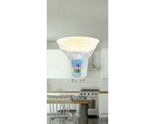GU10 LED-Lampe mit 4000 Kelvin Lichtfarbe