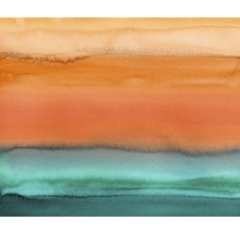 Abstraktes Aquarelldesign mit horizontalen Farbverläufen