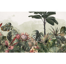 Image murale avec motifs de plantes tropicales