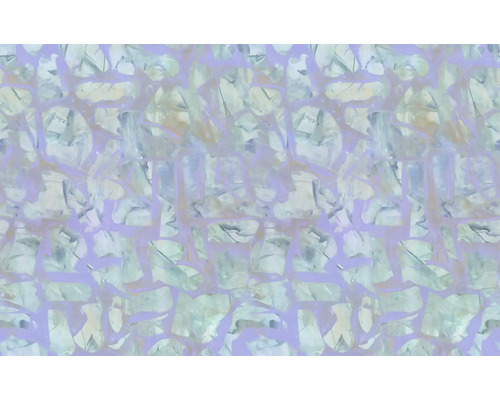 Papier peint panoramique intissé P259-VD4 Opal Waters 4 pces 400 x 250 cm Motif abstrait avec des formes incurvées
