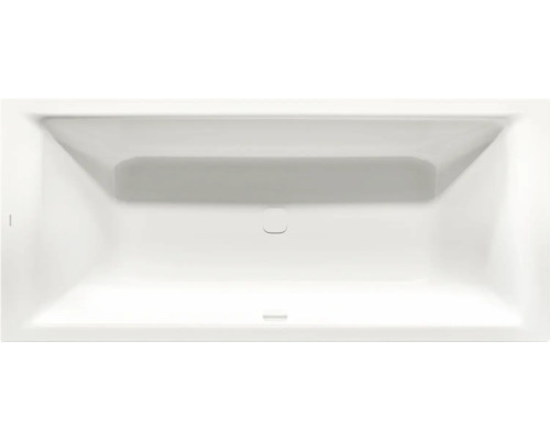 Baignoire rectangulaire vue de dessus