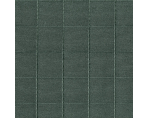 Chemin de table botanical vert 45x138 Gros plan d'un tissu à motif carré