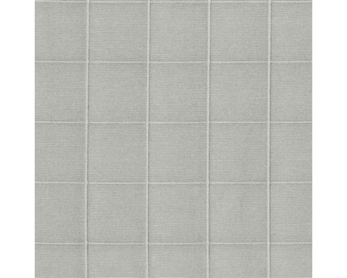 Chemin de table Fossil sable 45x138 cm Tissu textile à motif carré