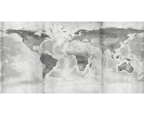 Carte du monde sur papier peint