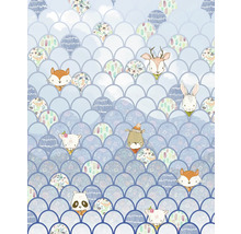 Papier peint avec motifs d'animaux et design de coquillages