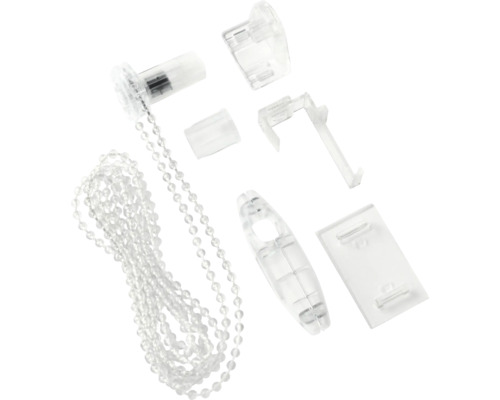 Kit d''accessoires pour stores avec chaîne à boules et diverses pièces de fixation