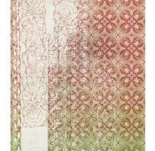 Papier peint avec motifs de roses et de fleurs