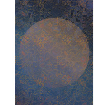 Fond abstrait avec motif ornemental et cercle