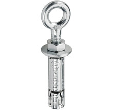 Cheville à cadre métallique avec oeillet