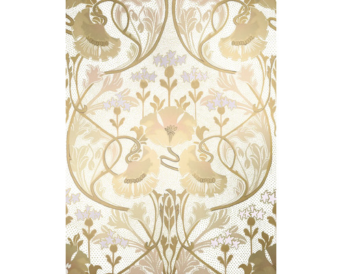 Dekorative Tapete mit Blumenmuster
