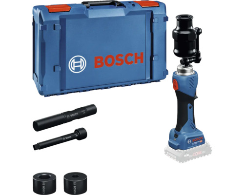 Akku-Presswerkzeug Bosch Professional GLH 18V-60, ohne Akku und Ladegerät Bosch Akku-Blechknabber mit Zubehör und Werkzeugkoffer