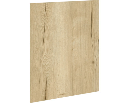 PICCANTE Smart Cache de lave-vaisselle pour lave-vaisselle partiellement encastré PICCANTE Smart lxpxh 44,6 x 1,6 x 57,2 cm chêne sauvage structuré démonté P290 T4557-2 Panneau de bois avec grain