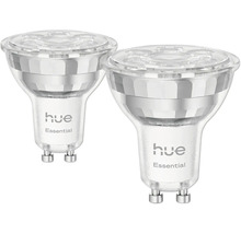 Deux ampoules LED Philips Hue Essential GU10