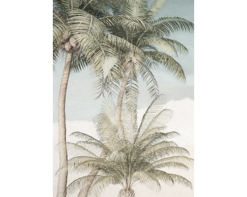 Illustration von Palmen als Wanddekoration