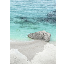 Plage avec rochers et mer