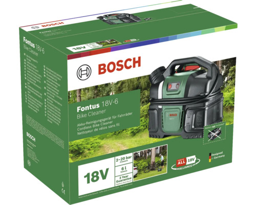 Emballage du nettoyeur de vélos sans fil Bosch Fontus 18V-6