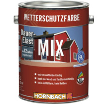 Dose Wetterschutzfarbe mit Hornbach Logo