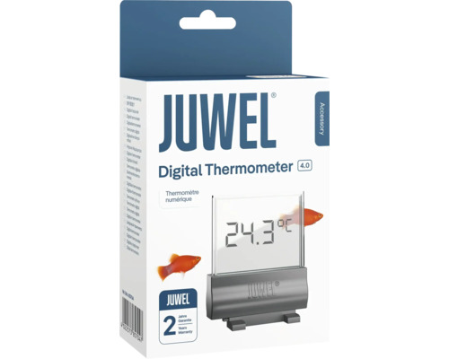 Thermometer JUWEL Digital-Thermometer 4.0 ca. 7 x 3 x 8 cm Juwel Digital Thermometer Verpackung für Aquarien