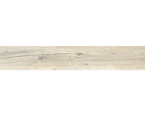 Carrelage sol et mur en grès cérame fin Mumble miel nature 19,5 x 121 x 0,9 cm rectifié Carreau en bois avec grain de bois