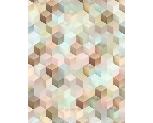 Abstraktes Würfelmuster für Wandgestaltung