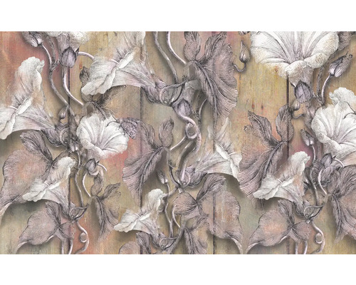 Papier peint à fleurs avec motif floral