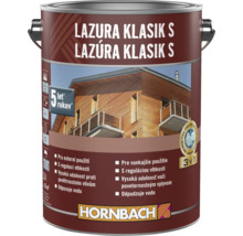 Lasure pour bois dans un seau en métal avec le logo Hornbach