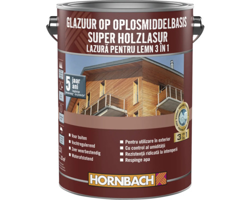 Holzlasur in einer Dose für den Aussenbereich