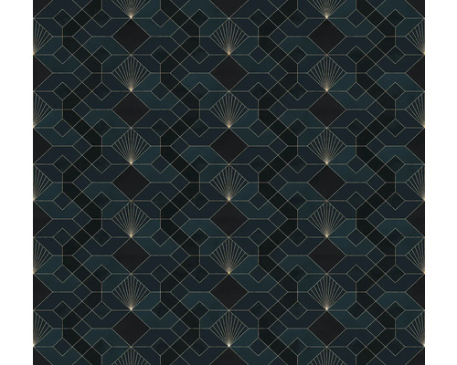 Papier peint avec motif géométrique Art déco