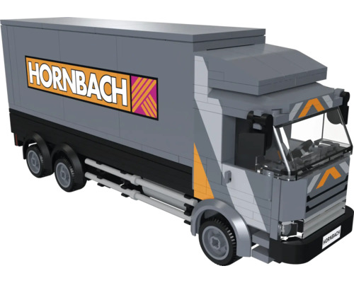 Hornbach Lastwagen aus Bausteinen