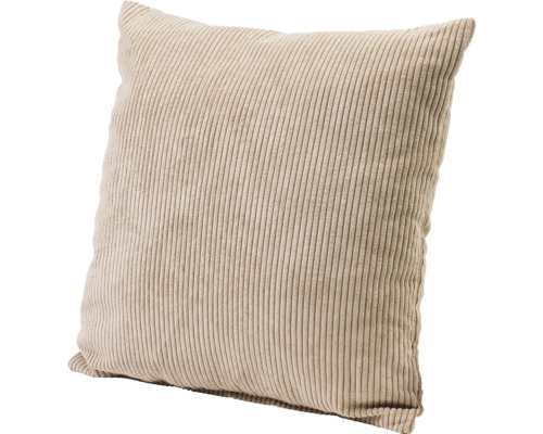 Coussin en velours côtelé