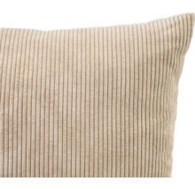 Coussin en velours côtelé pour salon et décoration