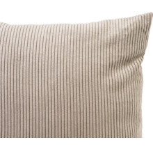 Coussin décoratif en velours côtelé