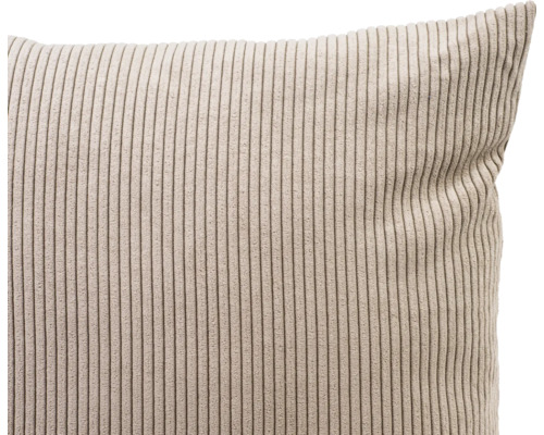 Coussin décoratif en velours côtelé