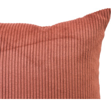 Coussin en velours côtelé