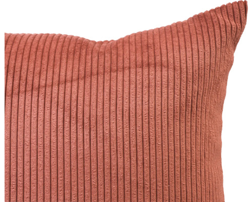 Coussin en velours côtelé