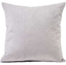 Coussin carré avec motif côtelé