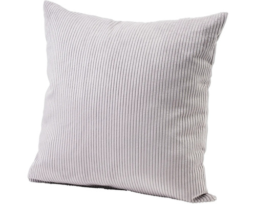 Coussin en velours côtelé