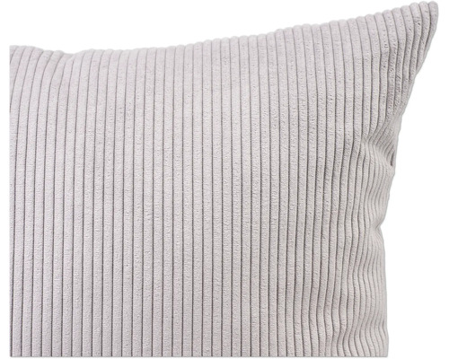 Coussin en velours côtelé