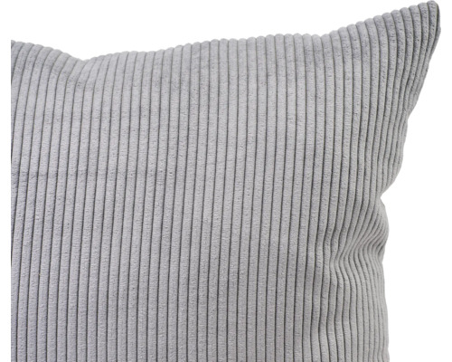 Coussin en velours côtelé