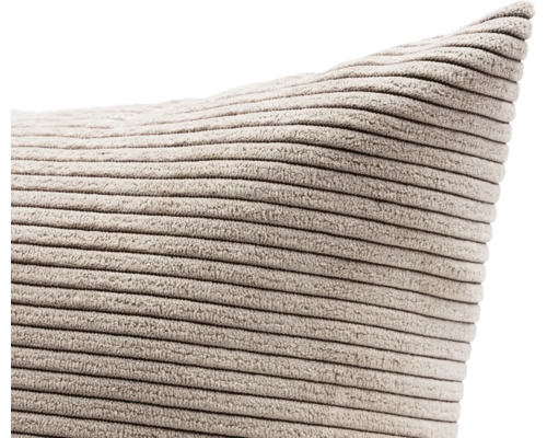 Nahaufnahme eines Cordkissens