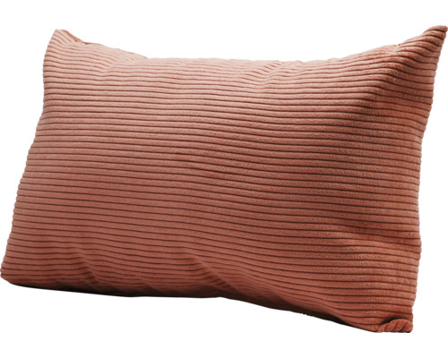 Coussin décoratif en velours côtelé