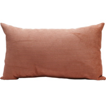 Coussin en velours côtelé