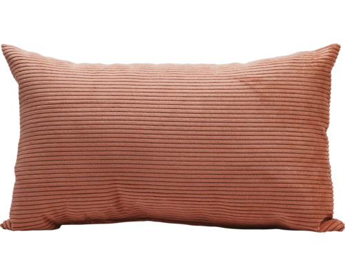 Coussin en velours côtelé