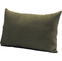 Coussin en velours côtelé