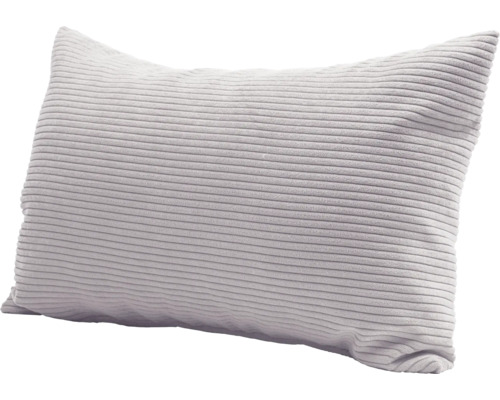 Coussin décoratif aspect velours côtelé