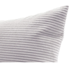 Coussin avec texture côtelée