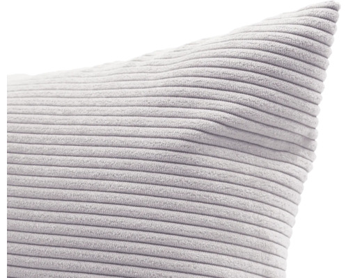 Coussin avec texture côtelée