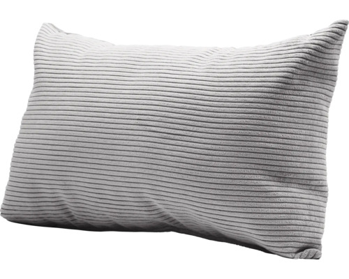 Coussin avec motif côtelé