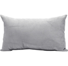 Coussin décoratif à structure côtelée